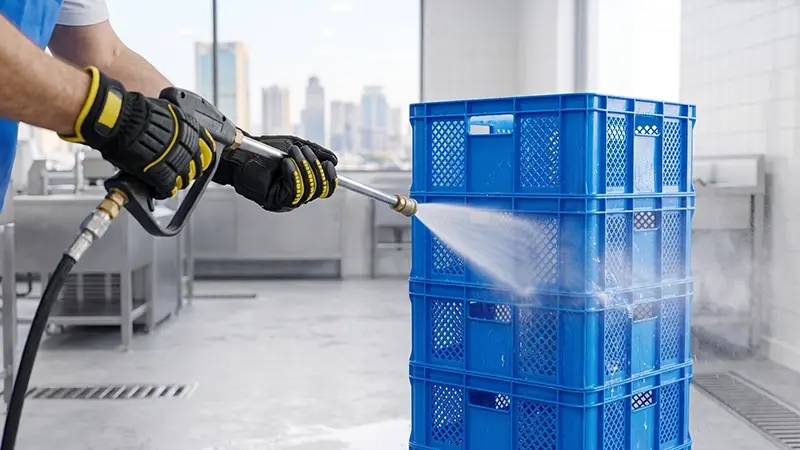 Food safety and hygiene practices for plastic crates by Cherry Plastics